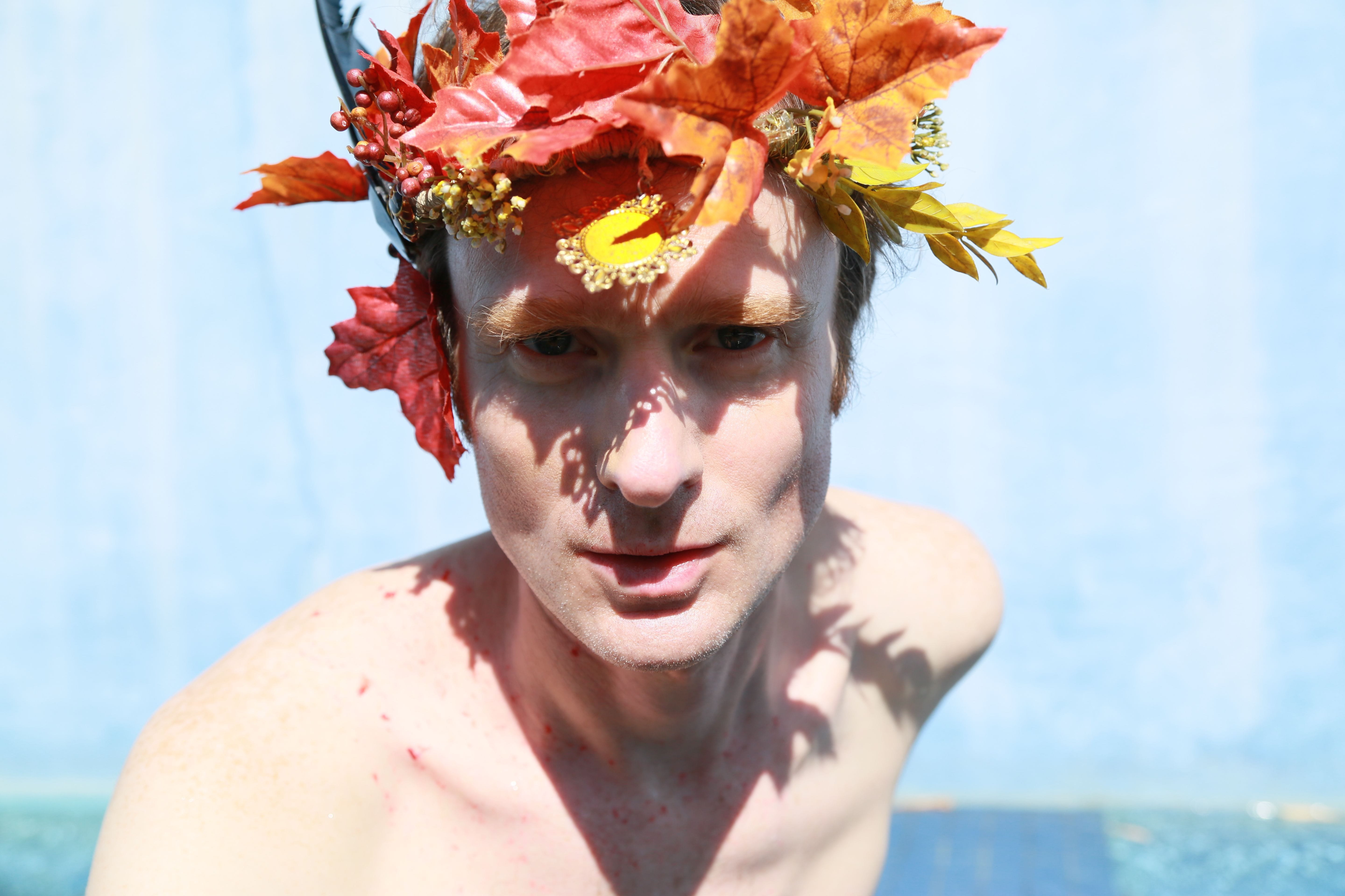 Read more about the article Ethan Gold Adorning Leaves on his Head